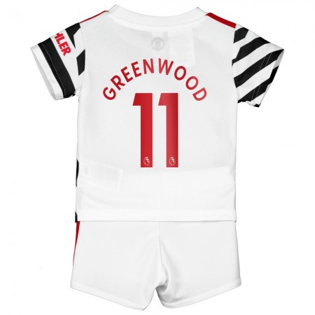Completo Calcio Manchester United Greenwood 11 Bambino Divisa Terza 2020/2021 